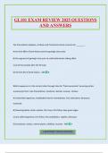 GL101 EXAM REVIEW 2025 QUESTIONS AND ANSWERS