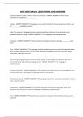 APG 200 EXAM 1 QUESTIONS AND ANSWER