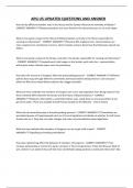 APG U5 UPDATED QUESTIONS AND ANSWER