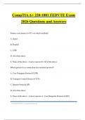 CompTIA A&plus; 220-1001 FEDVTE Exam 2026 Questions and Answers
