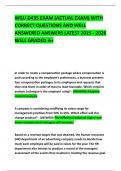 WGU D435 EXAM &lpar;ACTUAL EXAM&rpar; WITH CORRECT QUESTIONS AND WELL ANSWERED ANSWERS LATEST 2025 - 2026 WELL GRADED A&plus;