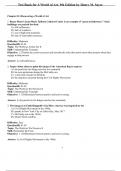 TEST BANK FOR World of Art 9th Edition by Henry Sayre &comma; ISBN&colon; 9780136828273 Chapter 1-27 &vert;All Chapters Verified&vert; Guide A&plus;