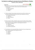 TEST BANK FOR Auditing & Assurance Services 9th Edition by Jay C&period; Thibodeau  &comma; ISBN&colon; 9781266285998 Module A-I &vert;All Answers Verified&vert; Guide A&plus;