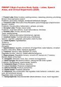 PMHNP 2 Brain Function Study Guide &ndash; Lobes&comma; Speech Areas&comma; and Clinical Impairments &lpar;2025&rpar;&period;pdf