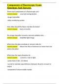 Components of fluoroscopy Exam Questions And Answers&period;docx