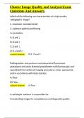 Fluoro Image Quality and Analysis Exam Questions And Answers&period;docx