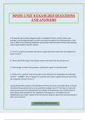 MN551 UNIT 8 EXAM 2025 QUESTIONS AND ANSWERS