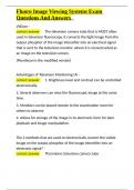 Fluoro Image Viewing Systems Exam Questions And Answers&period;docx