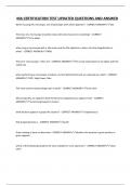 MA CERTIFICATION TEST UPDATED QUESTIONS AND ANSWER&period;