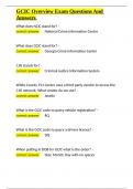 GCIC Overview Exam Questions And Answers&period;docx