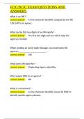 FCIC NCIC EXAM QUESTIONS AND ANSWERS&period;docx
