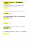 DCI Information Test Exam Questions And Answers&period;docx
