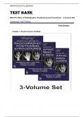 TEST BANK FOR Merrill's Atlas of Radiographic Positioning and Procedures - 3-Volume Set &comma; ISBN&colon; 9780323832793 Chapter 1-30 &vert;All Answers Verified&vert; Guide A&plus;