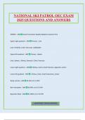 NATIONAL SKI PATROL OEC EXAM 2025 QUESTIONS AND ANSWERS