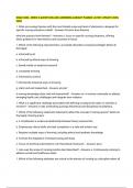 NSGD 3006 - WEEK 2 QUESTIONS AND ANSWERS ALREADY PASSED LATEST UPDATE 2025-2026