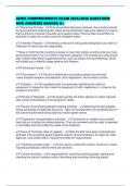 AEMA COMPREHENSIVE EXAM 2025&sol;2026 QUESTIONS AND ANSWERS GRADED A&plus;