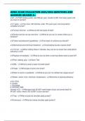 AEMA EXAM EVALUATION 2025&sol;2026 QUESTIONS AND ANSWERS GRADED A&plus;