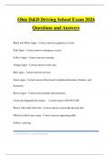 Ohio BMV Bundled Tests 2026 Questions and Answers