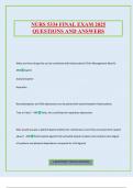 NURS 5334 FINAL EXAM 2025 QUESTIONS AND ANSWERS