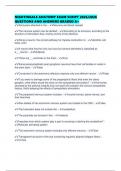 NIGHTINGALE ANATOMY EXAM SCRIPT 2025&sol;2026 QUESTIONS AND ANSWERS GRADED A&plus;