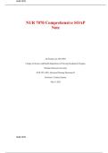 NUR 7070 Comprehensive SOAP Note