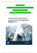 SOLUTION MANUAL Construction Accounting and Financial Management&comma; 4th Edition Steven J&period; Peterson Chapters 1 - 18&comma; Complete Newest Version