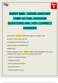 EXAMS PACK&colon;&colon;&colon; BARRY BMS ACTUAL 2025&sol;2026 Q&A 100&percnt; PASS