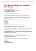 NSG 552 Exam Real Exam Graded A&plus; New Update