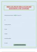 PRIVATE PILOT ORAL EXAM 2025 QUESTIONS AND ANSWERS