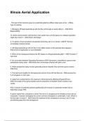 Illinois Aerial Application 2026&sol;2027  Questions and Verified Solutions  