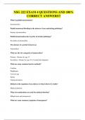 NSG 222 EXAM 4 QUESTIONS AND 100&percnt; CORRECT ANSWERS