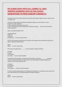FFA SUPER EXAM WITH ALL CORRECT & 100&percnt; VERIFIED ANSWERS&vert;2025 ACTUAL EXAM&vert; GUARANTEED TO PASS&vert;ALREADY GRADED A&plus;