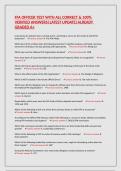 FFA OFFICER TEST WITH ALL CORRECT & 100&percnt; VERIFIED ANSWERS&vert;LATEST UPDATE&vert;ALREADY GRADED A&plus;