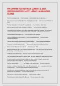 FFA CHAPTER TEST WITH ALL CORRECT & 100&percnt; VERIFIED ANSWERS&vert;LATEST UPDATE&vert;GUARANTEED TO PASS