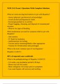 NUR 3112 Exam 1 Questions With Complete Solutions