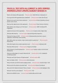 FFA&sol;B&period;I&period;G&period; TEST WITH ALL CORRECT & 100&percnt; VERIFIED ANSWERS&vert;LATEST UPDATE&vert;ALREADY GRADED A&plus;