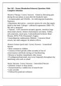 Nur 165 - Neuro &lpar;Headaches&sol;Seizures&rpar; Questions With Complete Solutions