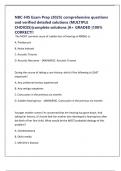 NBC-HIS Exam Prep &lpar;2025&rpar; comprehensive questions and verified detailed solutions &lpar;MULTIPLE CHOICES&rpar;&vert;complete solutions &vert;A&plus; GRADED &vert;100&percnt; CORRECT&excl;&excl;