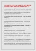 FFA QUIZ TEAM WITH ALL CORRECT & 100&percnt; VERIFIED ANSWERS&vert;LATEST UPDATE&vert;ALREADY GRADED A&plus;