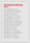 FFA TEST REVIEW WITH ALL CORRECT & 100&percnt; VERIFIED ANSWERS&vert;LATEST UPDATE&vert;ALREADY GRADED A&plus;
