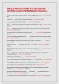 FFA QUIZ WITH ALL CORRECT & 100&percnt; VERIFIED ANSWERS&vert;LATEST UPDATE&vert;ALREADY GRADED A&plus;
