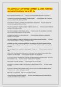 FFA CCM EXAM WITH ALL CORRECT & 100&percnt; VERIFIED ANSWERS&vert;ALREADY GRADED A&plus;