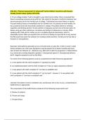 NSG 464 - Physical Assessment for Advanced Practice Midterm Questions and Answers Already Passed Latest Update 2025-2026