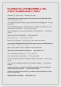 FFA OFFICER TEST WITH ALL CORRECT & 100&percnt; VERIFIED ANSWERS&vert;UPDATED TO PASS
