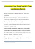 Cosmetology State Board Test 2026 Exam questions and Answers