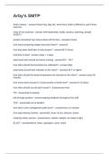 Arby-s SMTP Questions and Answers 100&percnt; Correct