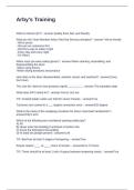 Arby-s Training Questions and Answers 100&percnt; Solved
