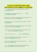 CIT Exam UPDATED Study Guide  QUESTIONS AND CORRECT ANSWERS