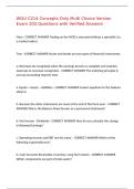 WGU C214 Concepts Only Multi Choice Version Exam 203 Questions with Verified Answers&comma;100&percnt;CORRECT