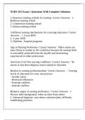 NURS 165 Exam 1 Questions With Complete Solutions